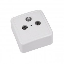 Πρίζα TV-SAT τερματική με καπάκι SS3-2007