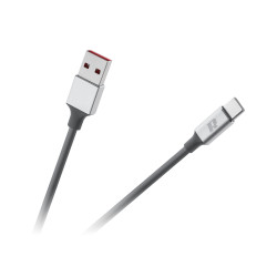Καλώδιο USB 3.0 - USB Type-C 2m Rebel μαύρο