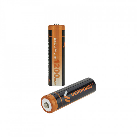Μπαταρία 18650 1200mAh ιόντων-λιθίου li-ion 3,7V Vergionic (1 τμχ)