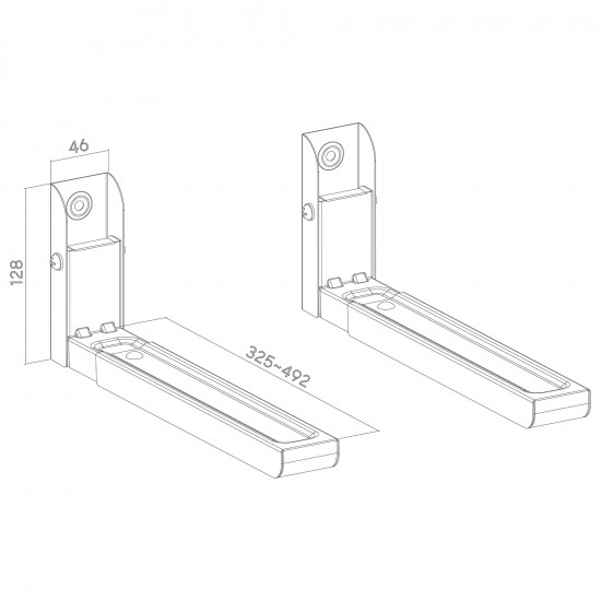 Βάση στήριξης φούρνου μικροκυμάτων DM PRO