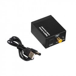 Μετατροέας Toslink-coaxial σε 2x RCA