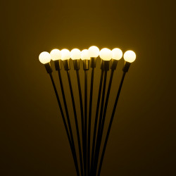 Ηλιακό φωτιστικό με θερμό λευκό φως Rebel