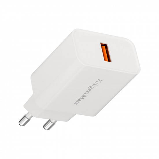 Φορτιστής USB-A 18W με λειτουργία Quick Charge Kruger&Matz