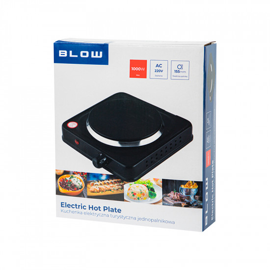 Επιτραπέζια ηλεκτρική εστία μονή 1000W BLOW