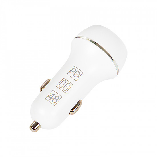 Φορτιστής αυτοκινήτου USB + USB-C 48W με PD & QC 3.0 BLOW