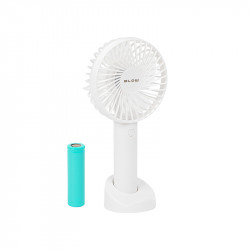 Φορητός ανεμιστήρας USB με επαναφορτιζόμενη μπαταρία λευκός BLOW