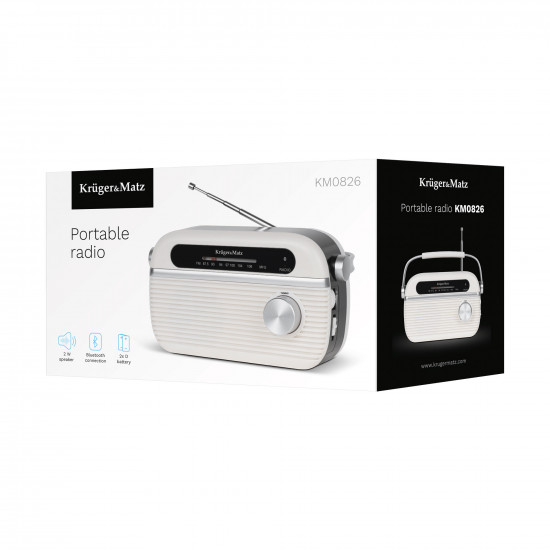 Αναλογικό φορητό ραδιόφωνο Kruger&Matz KM0826