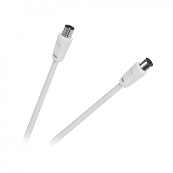 Καλώδιο κεραίας TV 1.5m M/F λευκό