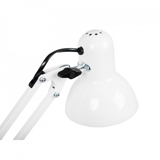 Φωτιστικό γραφείου με σπαστό βραχίονα LB-09 2σε1 E27 Blow λευκό