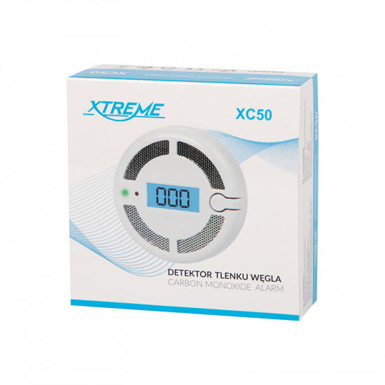 Ανιχνευτής μονοξειδίου του άνθρακα XC50 3xAAA XTREME