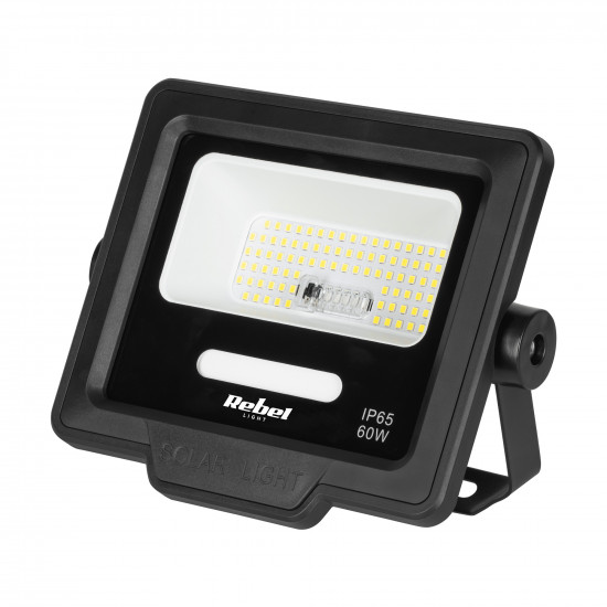 Ηλιακός προβολέας 60W με τηλεχειριστήριο Rebel