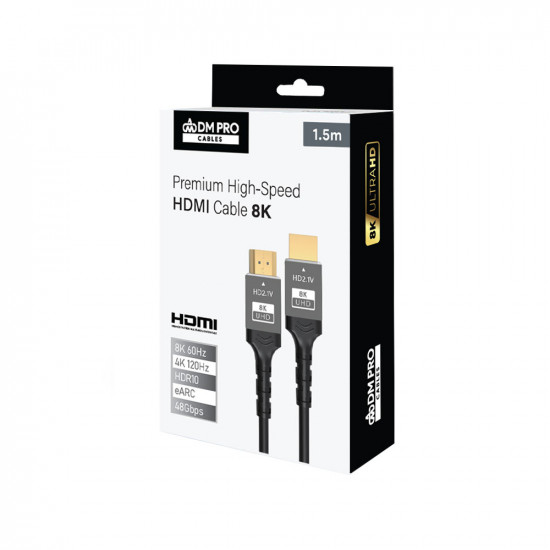 Καλώδιο HDMI 3m 8K Premium DM PRO
