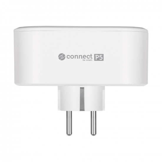 Smart πολύπριζο WiFi 2 θέσεων Kruger&Matz Connect P5 λευκό Tuya