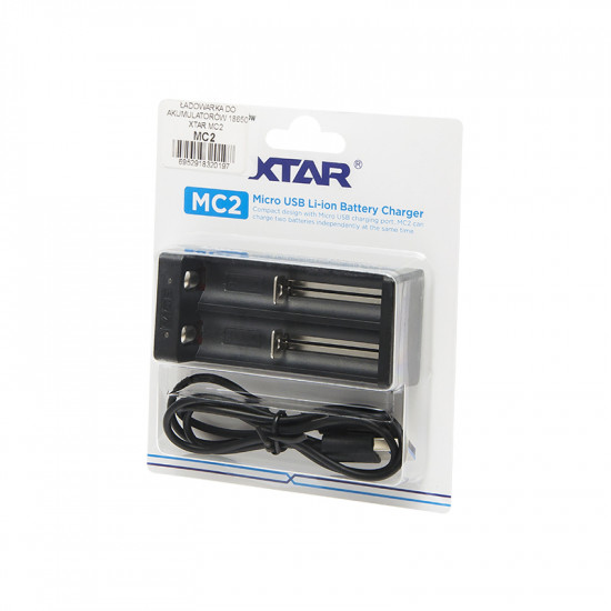 Φορτιστής 18650 2 θέσεων XTAR MC2