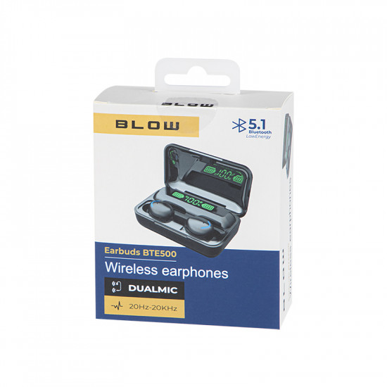 Ακουστικά Earbuds BTE500 Blow μαύρα