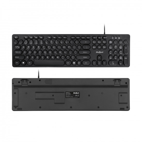 Σετ πληκτρολόγιο - ποντίκι ενσύρματο Rebel WDS200 μαύρο