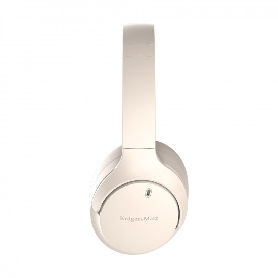 Ασύρματα ακουστικά με ANC Kruger&Matz Street 4 μπεζ