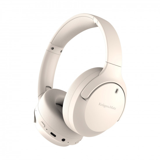 Ασύρματα ακουστικά με ANC Kruger&Matz Street 4 μπεζ