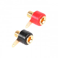 Σετ μπόρνες επίχρυσες Cabletech (μαύρη+κόκκινη)