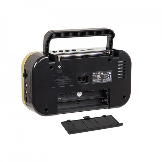 Φορητό αναλογικό ραδιόφωνο AM/FM BLOW RA12 μαύρο-χρυσό