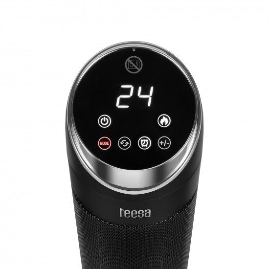 Κεραμικό αερόθερμο στήλη PTC με λειτουργία απομίμησης τζακιού Teesa TSA9017