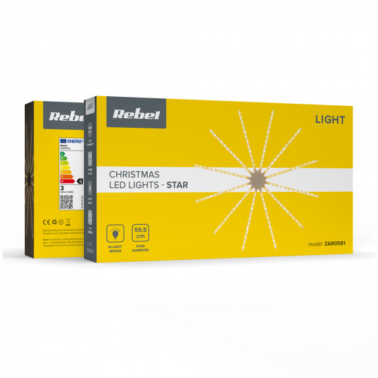 Χριστουγεννιάτικο αστέρι LED Rebel ZAR0581