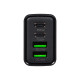 Φορτιστής 65W 2x USB-A + USB-C QC+PD 65W Blow μαύρος