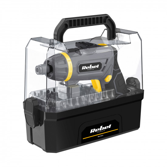 Κατσαβίδι μπαταρίας 3.6V 2Ah με 54 μύτες REBEL