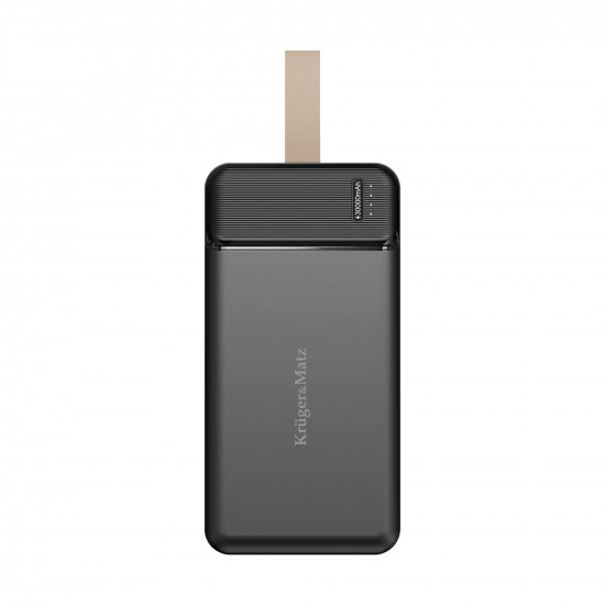 Power Bank 30000mAh 22.5W με 2x USB-A και 1x USB-C PD, QC 3.0 Kruger&Matz