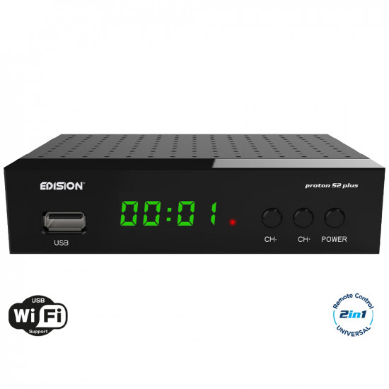 Δορυφορικός Δέκτης EDISION PROTON S2 Plus