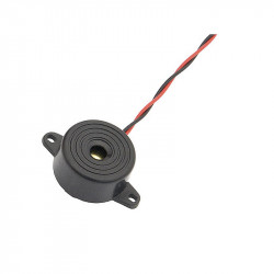 Buzzer 12V με συνεχή τόνο FY248 μαύρο