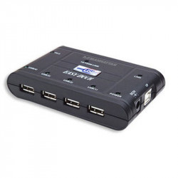 Manhattan multi-port hub USB-PS/2-LAN-Serial