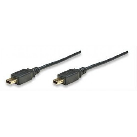 Manhattan καλώδιο Mini-USB B OTG M/M 1.8m