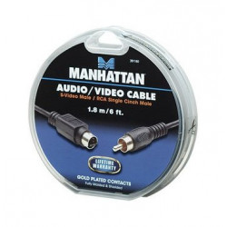 Manhattan καλώδιο RCA σε S-Video M/M 1.8m