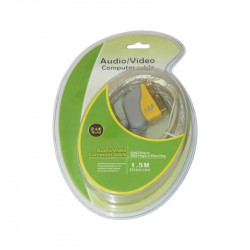 DM καλώδιο SCART σε 2x RCA + 1x S-Video M/M/M SC1312 1.5m