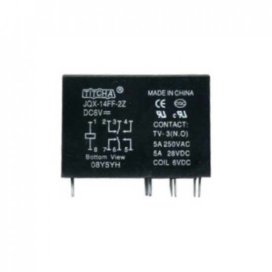 RELAY 6V DC 2Z 2U 5A