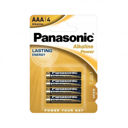 Panasonic μπαταρίες αλκαλικές AAA 1,5V 4τμχ