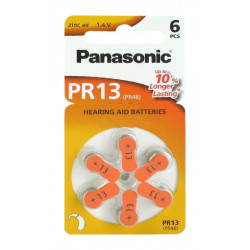 Panasonic PR13 μπαταρίες Zinc Air 1,4V 6τμχ