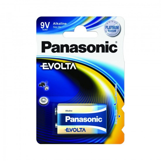Panasonic μπαταρία αλκαλική 9V Evolta (1 τμχ)