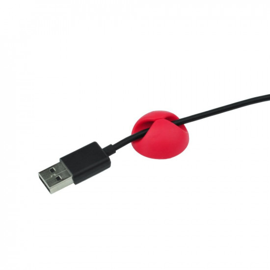 Κλιπάκι Σταθεροποίησης καλωδίων κόκκινο clipper