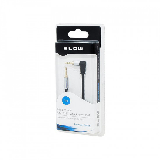 Καλώδιο Stereo Jack 3.5mm γωνία 1m Premium