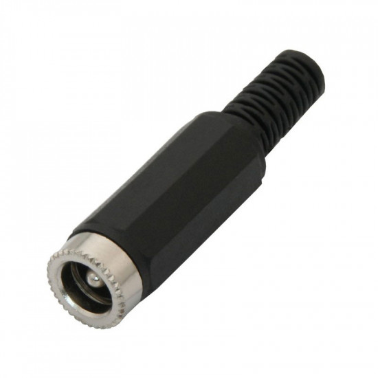 Φις Τροφοδοσίας DC 5.5X2.5 Αρσενικό Πλαστικό