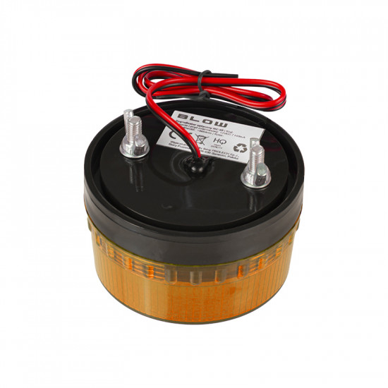Strobe 12V Πορτοκαλί LED 73mm