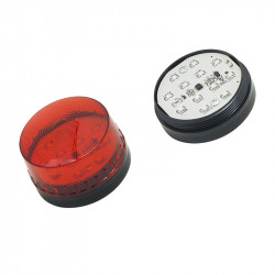 Strobe 12V Κόκκινο LED 73mm