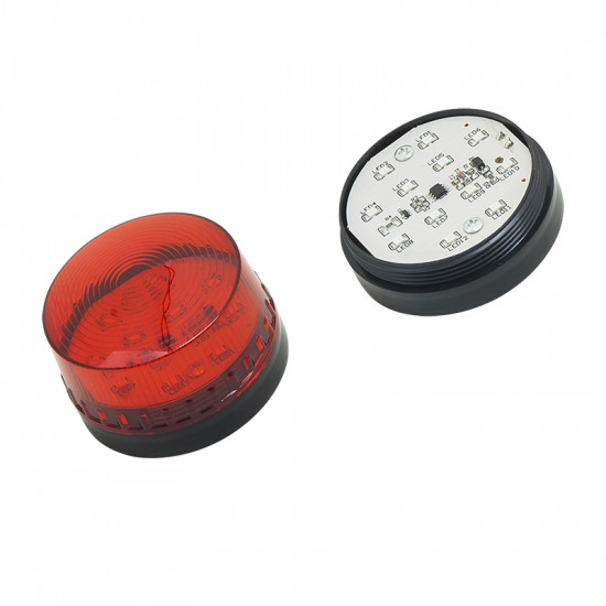 Strobe 12V Κόκκινο LED 73mm