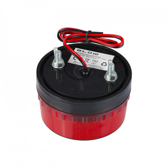 Strobe 12V Κόκκινο LED 73mm