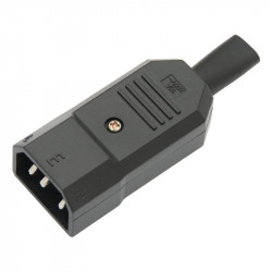 AC Αρσενικό Φις Καλωδίου C14