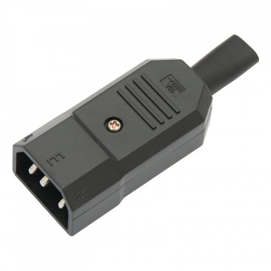 AC Αρσενικό Φις Καλωδίου C14