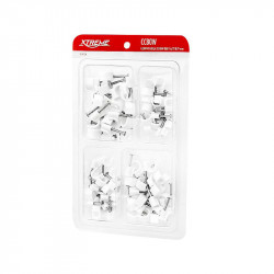 Σετ Cable Holder Λευκό (80 τμχ)