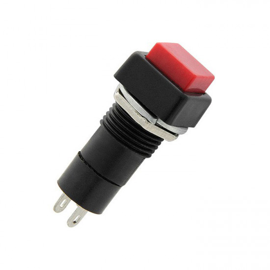 Διακόπτης ON-OFF Τετράγωνος 1A 250V/125V 3A κόκκινο